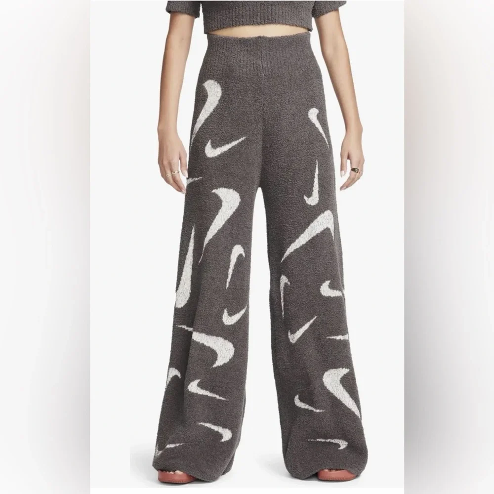Nike Sportswear Phoenix Cozy Bouclé Wide Leg Pants Women’s Size S NWT - Picture 10 of 11